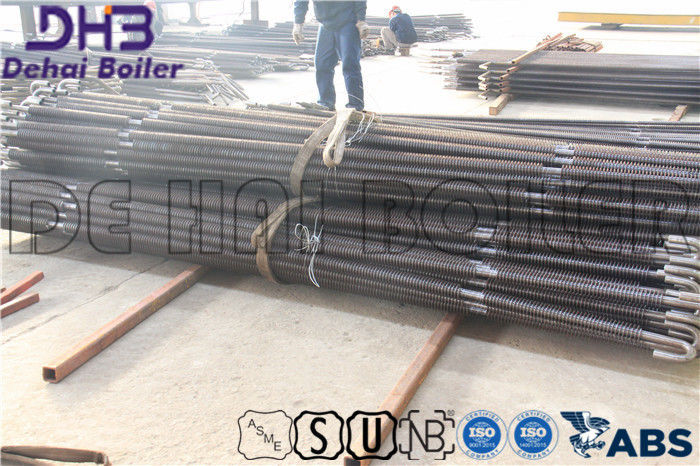 Thermal Resistant Finned Copper Tubing Spiral Shape Shell High Rigidness